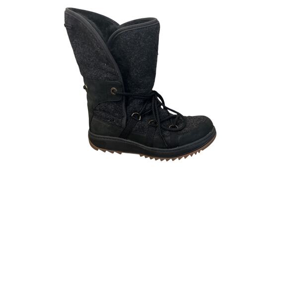 Women's Black Winter Boots - Picture 4 of 4